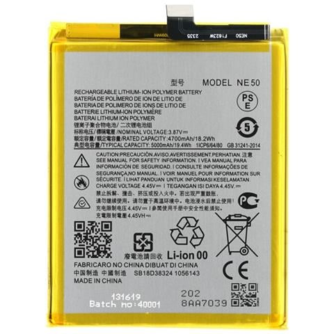 Oem Batteria Testata Ricambio Pari Originale Ne50 Bulk Per Motorola Moto G52 - G72 - G8 - Foto 1