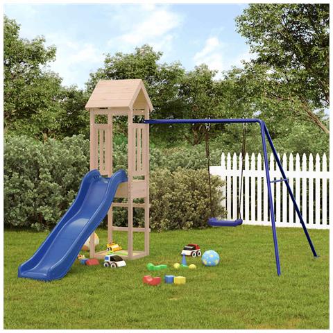 Set da Gioco da Esterno in Legno Massello di Pino - Foto 2