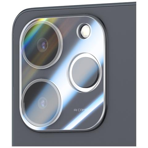 Protezione Obiettivo Fotocamera Per Realme Note 70t Ultra Resistente, Trasparente - Foto 5