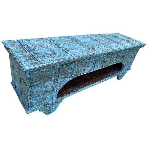 Mobile Basso Artigianale In Legno 165-175x45x57h Cm - Foto 1