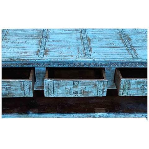 Mobile Basso Artigianale In Legno 165-175x45x57h Cm - Foto 7