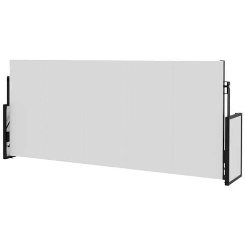 Letto a Scomparsa Morphy Studio - Sistema multifunzionale modulare SizeFlex & TypeFlex, letto a scomparsa salvaspazio ed estensibile con moduli divano (100x200, Orizzontale) - Foto 4