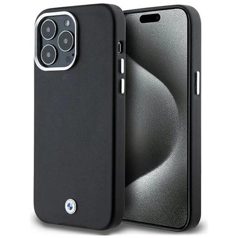 Custodia In Metallo Avvolto Bmw Signature Magsafe Per Iphone 15 Pro Max - Nera - Foto 1