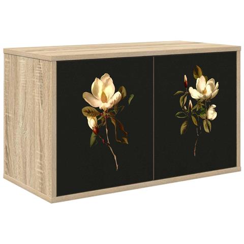 Mobile TV da Parete BREMEN 69 x 33 x 40 cm Rovere Sonoma - Foto 1
