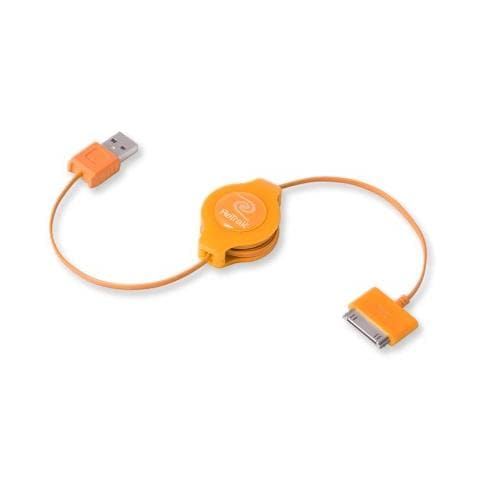 Cavo Ipod E Iphone Retrattile Usb 2.0 Sync / Charge Euipodusbor Arancio 816983011212 - Foto 1