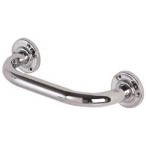 Maniglione Sostegno Bagno Diritto Acciaio Inox Aqua 19Cm - Foto 2
