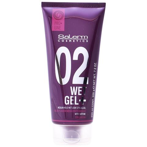 Wet Gel + Medium Hold Wet Look Styling Gel 200ml - cura dei capelli - Foto 1