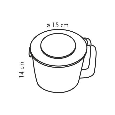 Contenitore Brocca C / scala Graduata 1,5lt Delicia - Foto 1