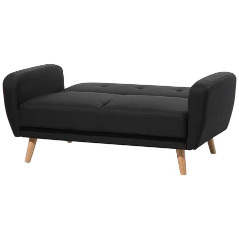 Divano Reclinabile A 2 Posti In Tessuto Nero Florli - Foto 18