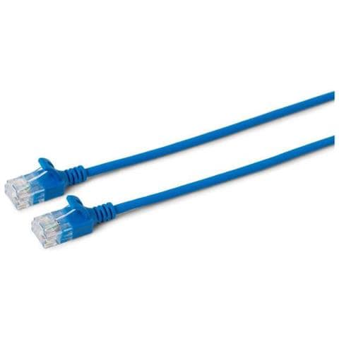 W125628011 Cavo Di Rete Blu 10 M Cat6a U /utp [utp] (u /utp Cat6a Slim 10m Blue - Unshielded Network Cable, - - Foto 1