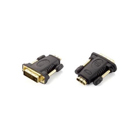 HDMI / DVI, DVI (24+1) , HDMI A, Maschio / femmina, Nero, 4,4 cm, 1,7 cm - Foto 1