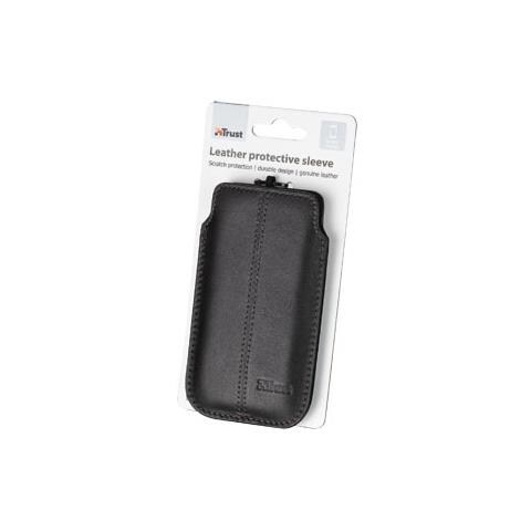 Leather Protective Sleeve for Smartphone Custodia a tasca Nero - Foto 1