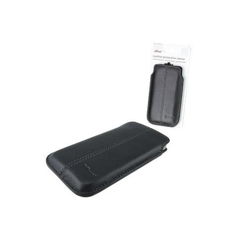 Leather Protective Sleeve for Smartphone Custodia a tasca Nero - Foto 2