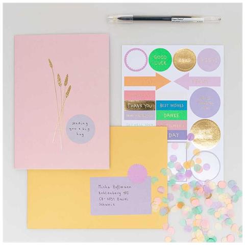 Diy Personalizza Tua Carta Floreale - Rosa - Foto 1