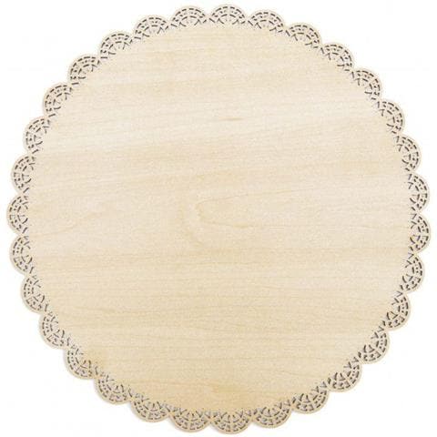 Alzata Tonda In Legno Ø 29 Cm - Foto 1