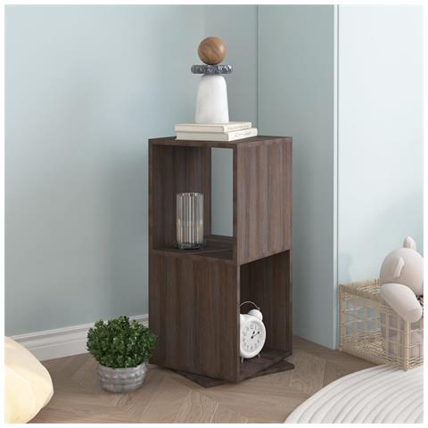 Armadietto Girevole Grigio Rovere 34,5x34,5x75,5cm Truciolato - Foto 2