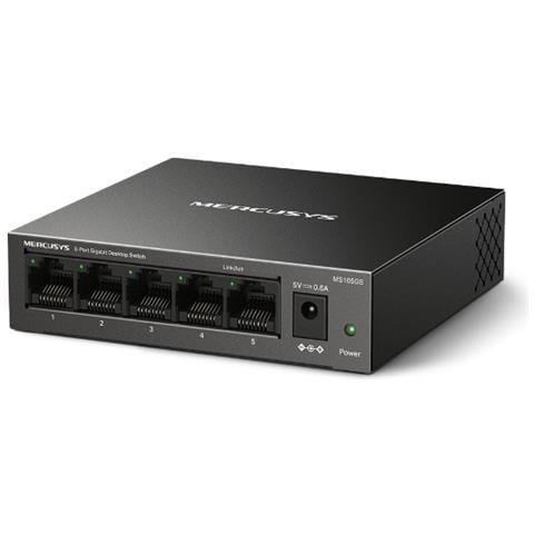 Switch 5-Porte Metallo 10/100/1000Mbps - MS105GS - Foto 1