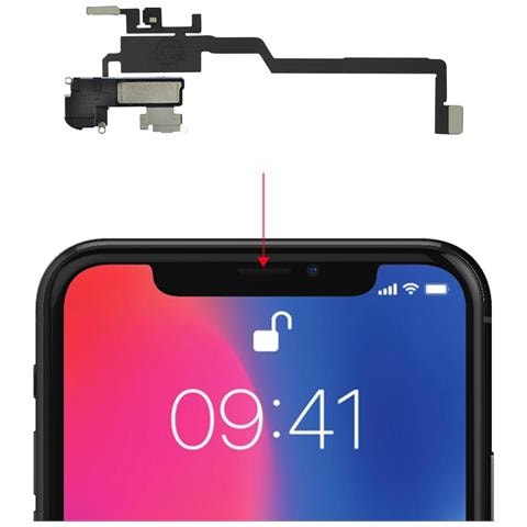 Altoparlante Interno Per Iphone X Con Sensore Di Prossimità, Nero - Foto 2