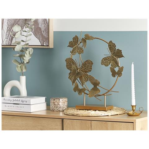 Accessorio Decorativo Farfalla Beryllium Metallo Oro - Foto 1