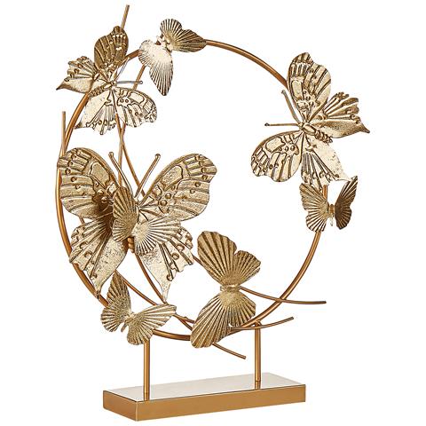 Accessorio Decorativo Farfalla Beryllium Metallo Oro - Foto 7