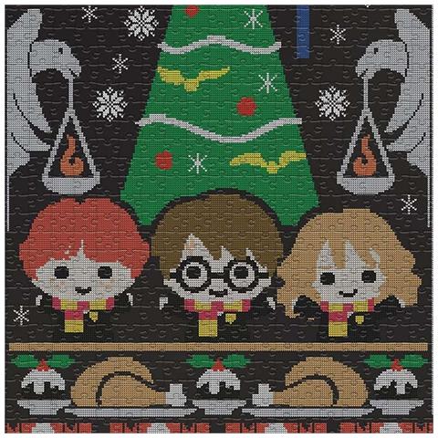 Puzzle 1000 Pezzi Vacanze A Hogwarts Con Scatola Decorativa, Multicolore - Foto 8