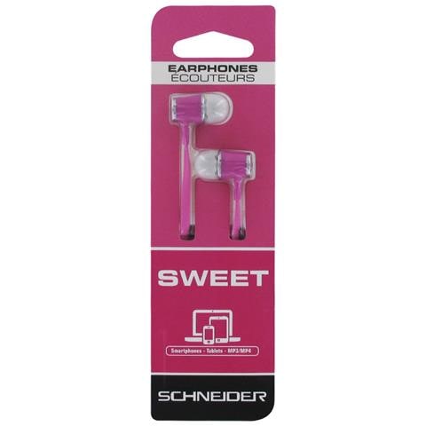 Auricolari In-ear Jack Comodi Con Punte In Silicone, Viola - Foto 2