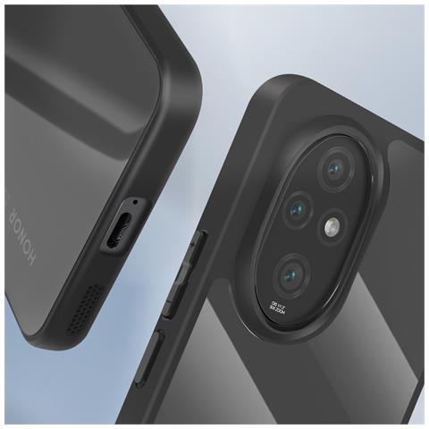 Cover Per Honor 200 Pro Retro Rigido Bordo Silicone Sottile Leggera - Foto 2