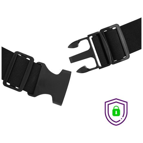 Marsupio Sportivo Chiusura Con Zip Sicura Cinghia Regolabile - Foto 2