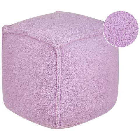 Pouf Alipur Bouclé Viola - Foto 2