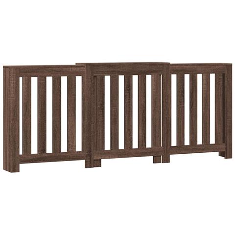 Copertura Termosifone Rovere Marrone 205x21,5x83,5 Multistrato - Foto 1