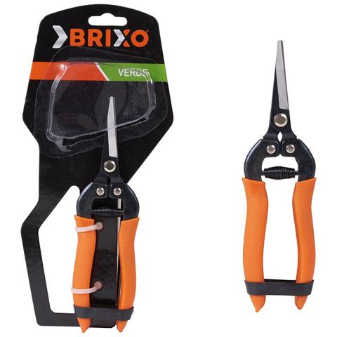 Forbici Ortofrutta Cogliuva Lama Retta In Acciaio 18cm Brixo - Foto 1