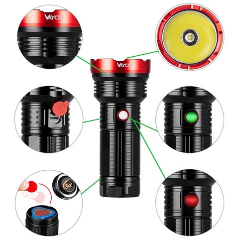 Torcia Tattica 20w 2000lm Serie Pro Va0110 - Foto 8