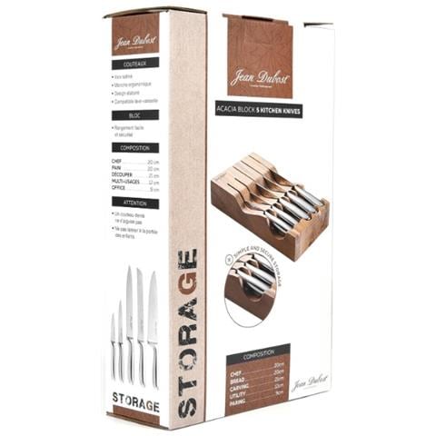 Blocco Di 5 Coltelli In Acciaio Inox - Bs288520x00232 - Foto 4