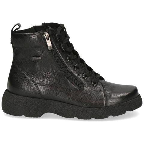 Black Casual Closed Booties Stivaletti Pelle Scarpe Donna Nero Eu 37, 9-25250-43-022 - Foto 2