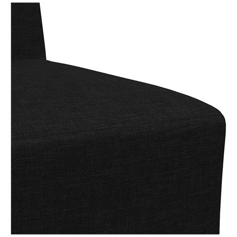 Divano Sedia Nera 55 cm in Tessuto - Foto 8