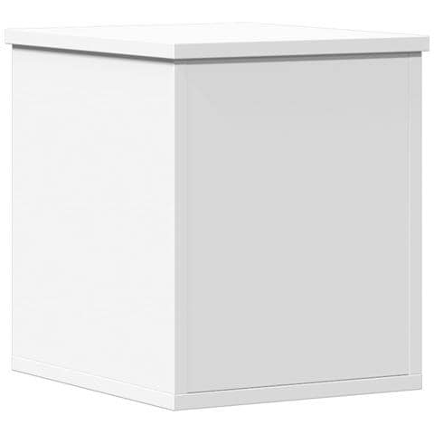 Contenitore Portaoggetti Bianco 30x35x35 Cm In Truciolato - Foto 2