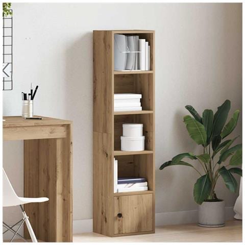 Libreria Rovere Artigianale 31x24x127 Cm In Legno Multistrato - Foto 3