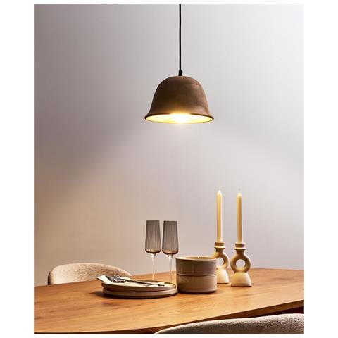 Lampadario Goika Legno Di Mango Marrone Chiaro - Foto 1
