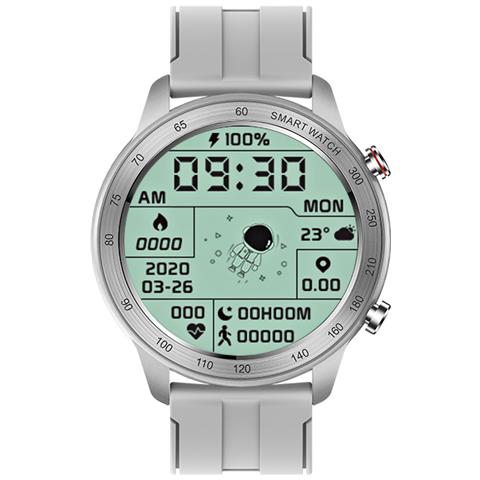 Smartwatch In Silicone Mx5 - Chiamata Bluetooth E Fitness Silver - Foto 1