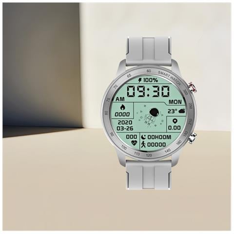 Smartwatch In Silicone Mx5 - Chiamata Bluetooth E Fitness Silver - Foto 4