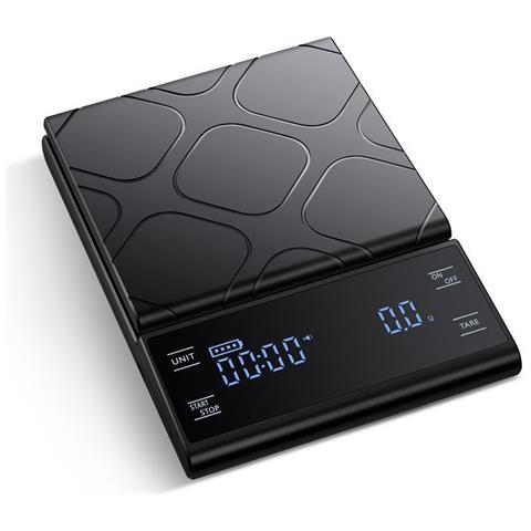 Bilancia Da Caffè E70 Nera A Batteria Con Timer 5 Kg / 0,1 G - Foto 1