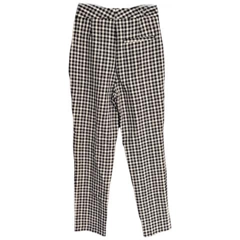 Pantaloni Da Donna Comodi Eleganti A Scacchi Bianco E Nero Taglia Xs - Foto 7