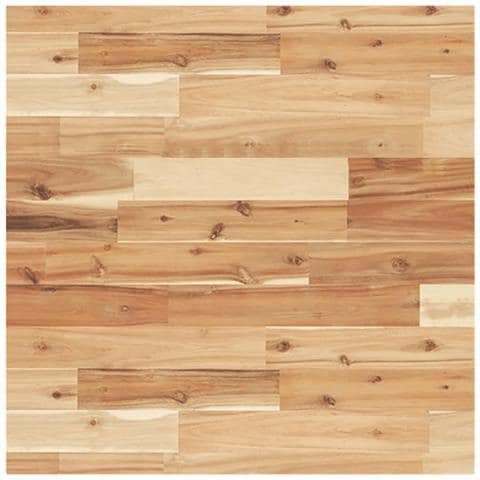 Piano Tavolo Quadrato 60x60x4 cm in Legno Massello di Acacia - Foto 1