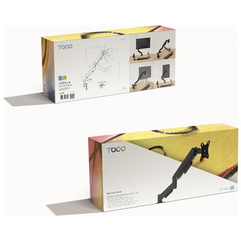 DB1733TNR-B Supporti a parete per TV 81,3 cm (32") Scrivania Nero - Foto 2