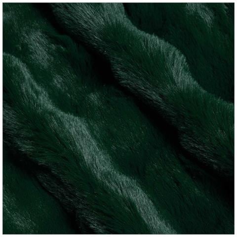 Coperta in Pelliccia di Coniglio Finta 4 pcs Verde Scuro - Foto 9