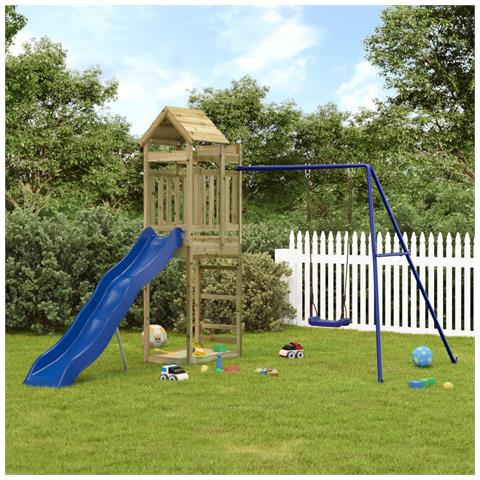 Set da Gioco da Esterno in Legno di Pino Impregnato - Foto 2