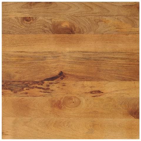 Piano per Tavolo 80x80x3,8 cm Quadrato Legno Massello di Pino - Foto 1