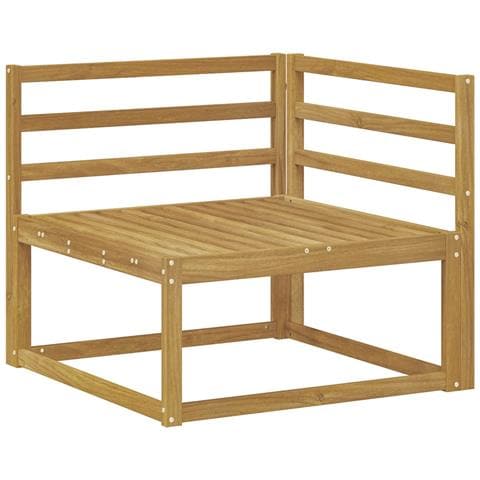 Divano angolare da esterno Bianco 83 x 83 x 73 cm - Foto 1