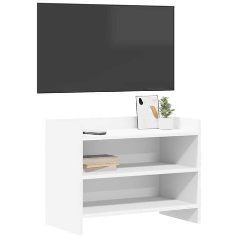 Mobile TV 60 x 33 x 47 cm Bianco Legno ingegnerizzato - Foto 2