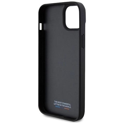 Custodia Perforata Tricolor Line Per Iphone 15 Plus / 14 Plus - Nera - Foto 7